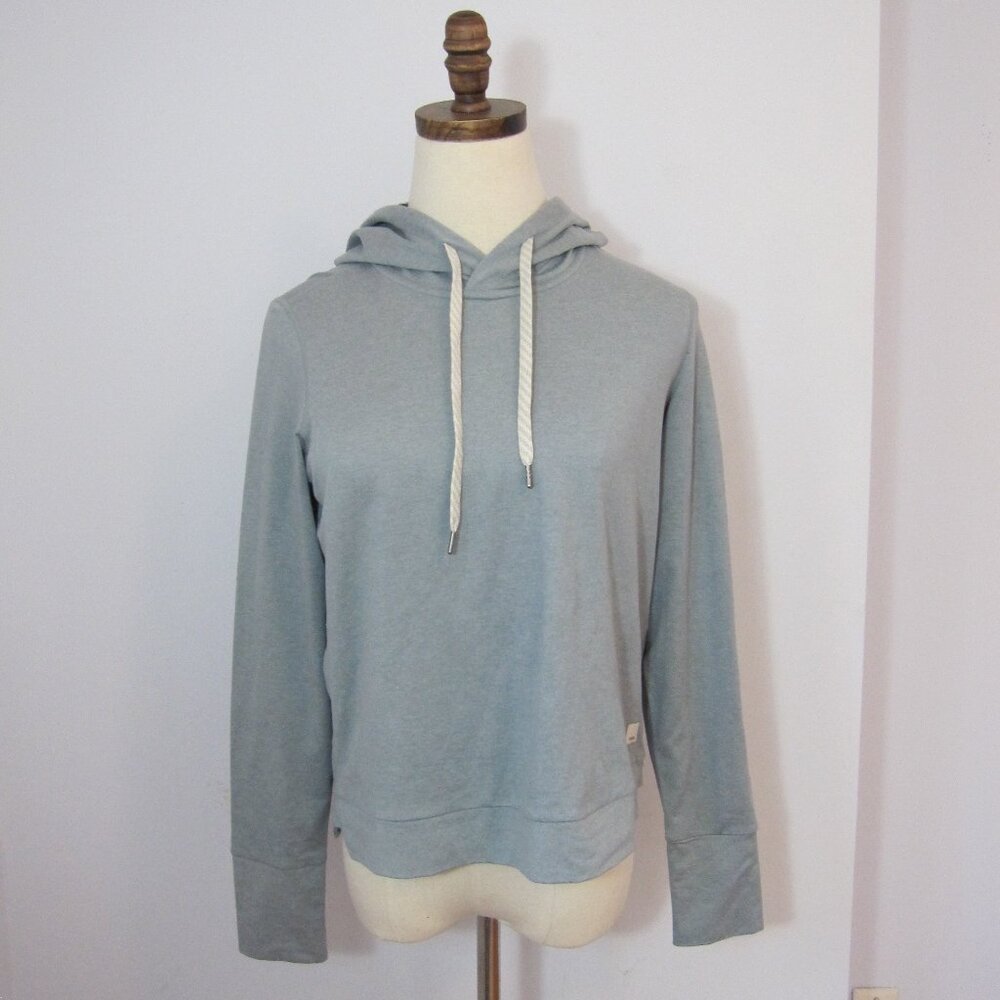 Vuori Halo Essential Hoodie Women's DreamKnit™ Hoodie Heather Blue Size XS